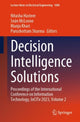 Book cover of: Decision Intelligence Solutions. By: Nitasha Hasteer