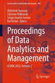 Book cover of: Proceedings of Data Analytics and Management. By: Abhishek Swaroop