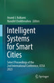 Book cover of: Intelligent Systems for Smart Cities. By: Anand J. Kulkarni
