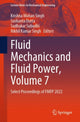 Book cover of: Fluid Mechanics and Fluid Power, Volume 7. By: Krishna Mohan Singh