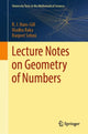 Book cover of: Lecture Notes on Geometry of Numbers. By: R. J. Hans-Gill