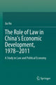 Book cover of: Role of Law in China’s Economic Development, 1978–2011