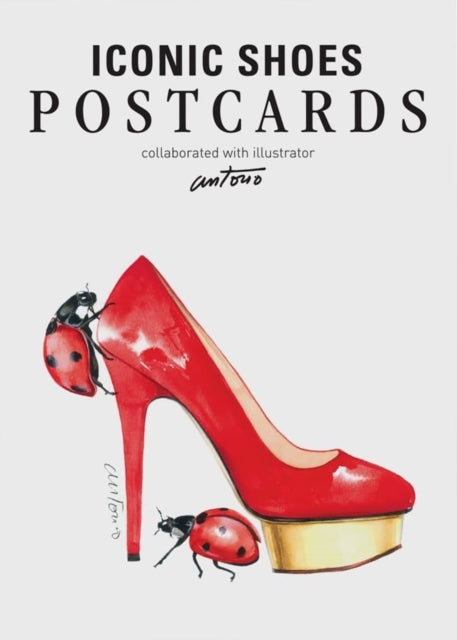Book cover of: Fashionary Iconic Shoe Postcards. By: Fashionary