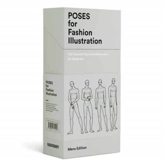 Book cover of: Poses for Fashion Illustration - Mens (Card Box)