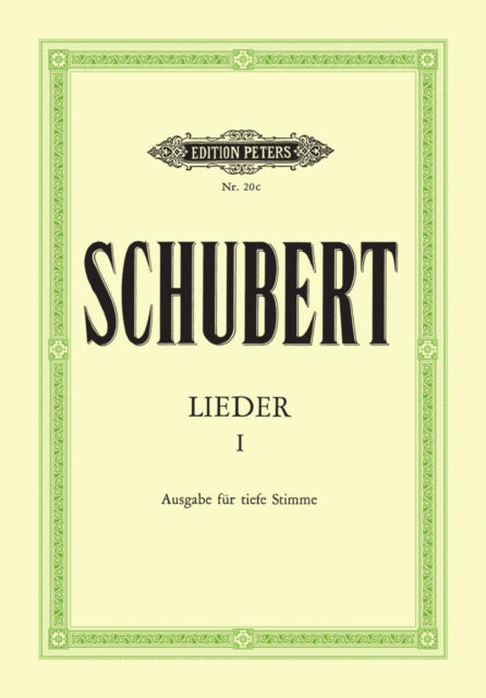 Book cover of: Lieder, Band 1 (Tiefe Stimme) (Songs, Vol. 1 (Low Voice))
