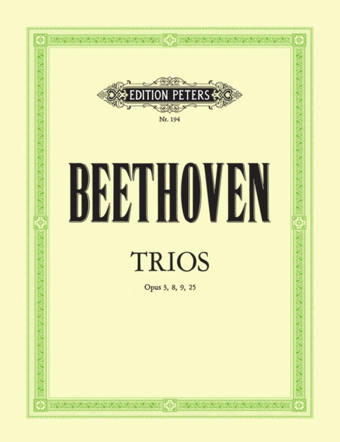 Book cover of: String Trios, complete