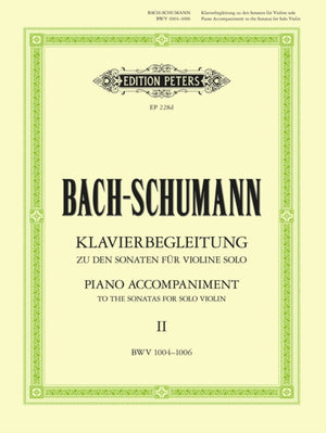 Piano Accompaniment to the Sonatas for Solo Violin, Vol.2