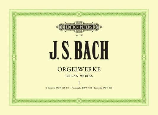 Book cover of: Complete Organ Works Vol.1