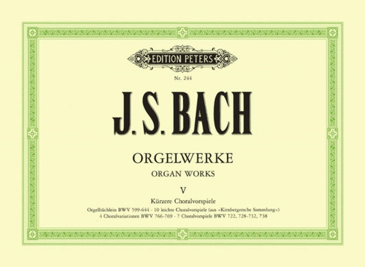 Book cover of: Complete Organ Works Vol. 5