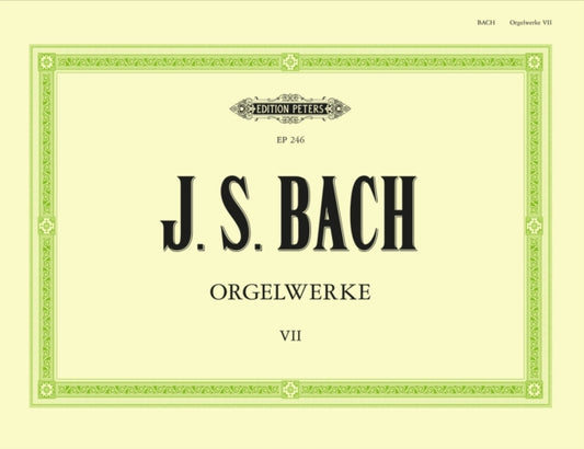 Book cover of: Complete Organ Works in 9 volumes, Vol.7