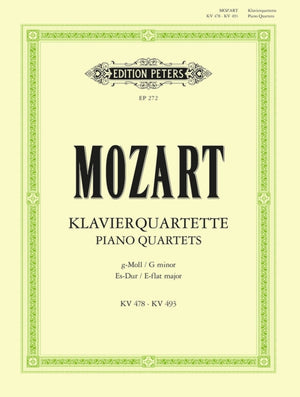 Piano Quartets in G minor K478, E flat K493