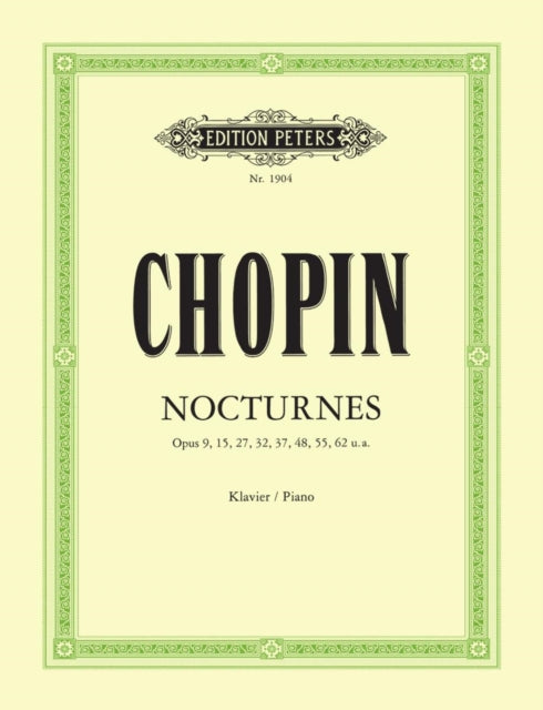 Book cover of: Nocturnes. By: Frédéric Chopin