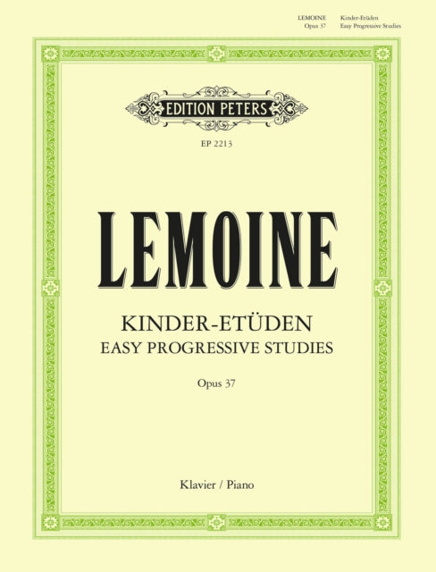 Book cover of: 50 Easy Progressive Studies Op.37