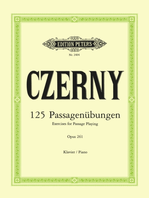 Book cover of: 125 Exercises for Passage Playing