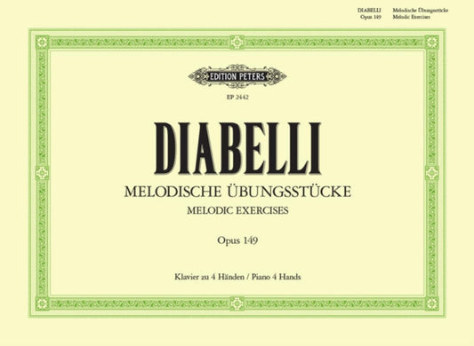Book cover of: Melodic Exercises Op.149