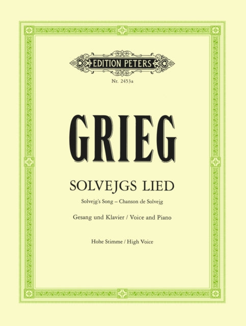 Book cover of: Solveig's Song