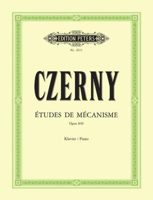 Preliminary School of Velocity Op. 849 for Piano (30 Etudes de mecanisme)