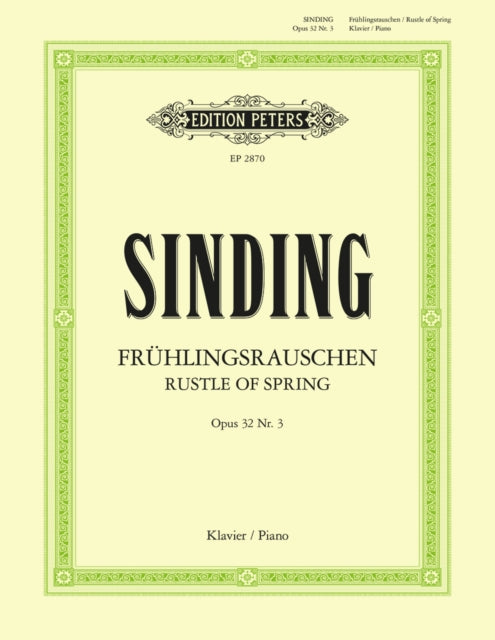 Book cover of: Rustle of Spring Op.32 No. 3
