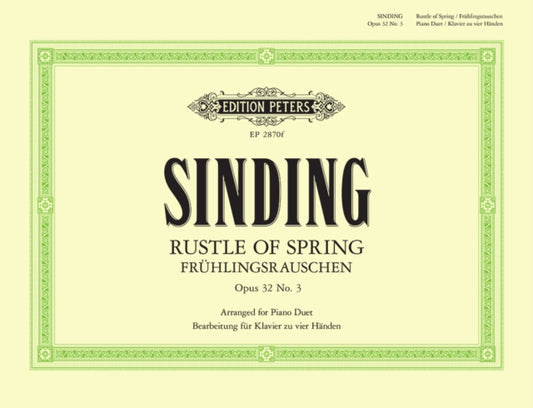 Book cover of: Rustle of Spring Op.32 No. 3