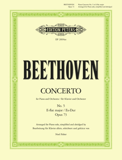 Book cover of: Concerto No. 5 in E flat Op.73 'Emperor', abridged