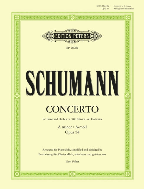 Book cover of: Concerto in A minor Op.54
