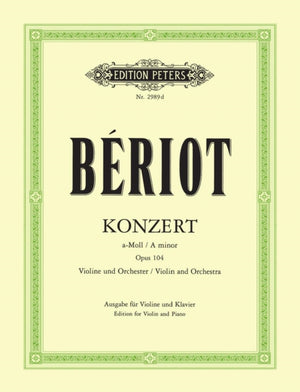 Violin Concerto No. 9 in A minor Op. 104