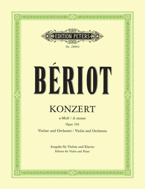 Book cover of: Violin Concerto No. 9 in A minor Op. 104
