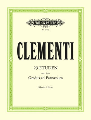 29 Studies from 'Gradus ad Parnassum'