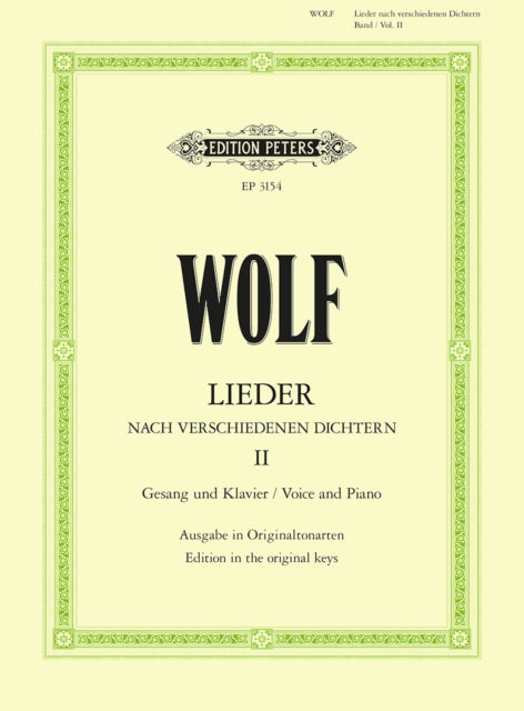 Book cover of: Various Poets (Byron, Heine, Shakespeare etc.) Vol.2
