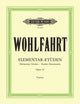 Book cover of: 40 Elementary Studies Op. 54 for Violin