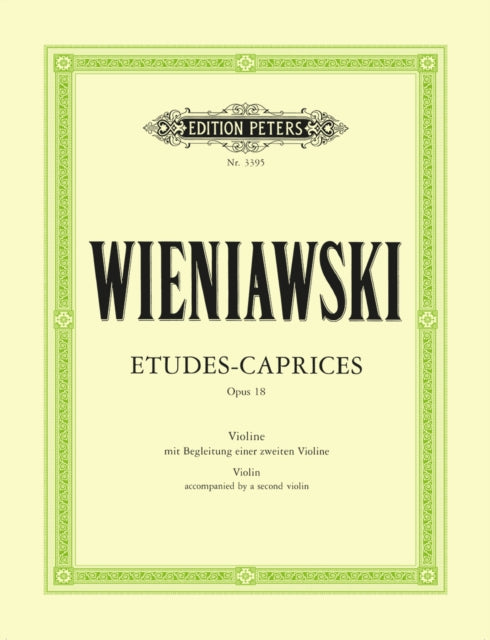 Book cover of: Etudes Caprices Op.18