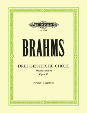 3 Sacred Choruses Op.37