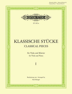 Classical Pieces for Viola Vol.1