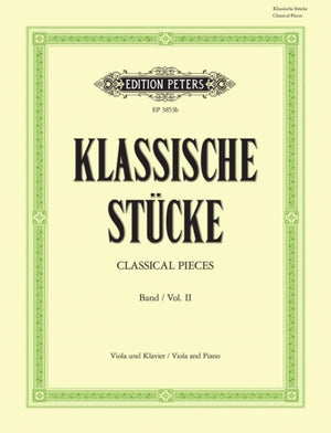 Classical Pieces for Viola Vol. 2