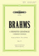Book cover of: 4 Serious Songs Op.121