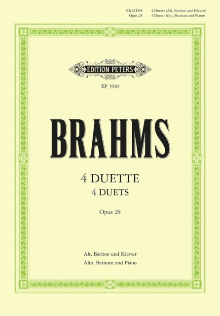 Book cover of: 4 Duets Op.28
