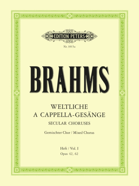 Book cover of: Secular Choruses Opp.42, 62