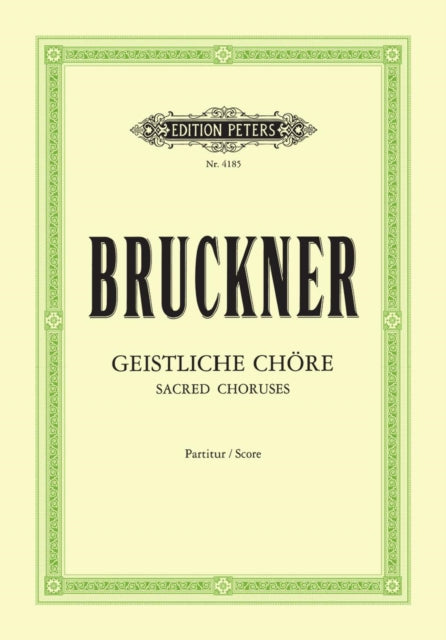 Book cover of: 10 Sacred Choruses (Motets)