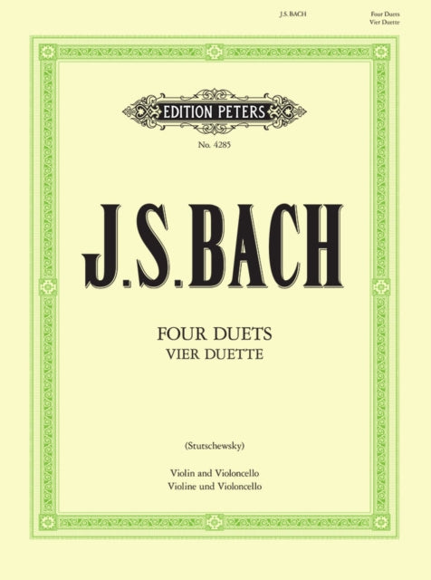 Book cover of: 4 Duets for Cello & Violin