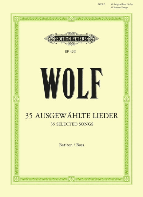 Book cover of: 35 Baritone-Bass Songs