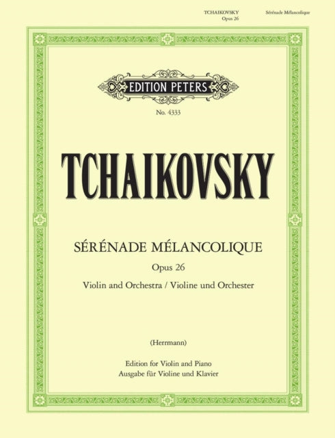 Book cover of: Serenade Melancolique Op.26