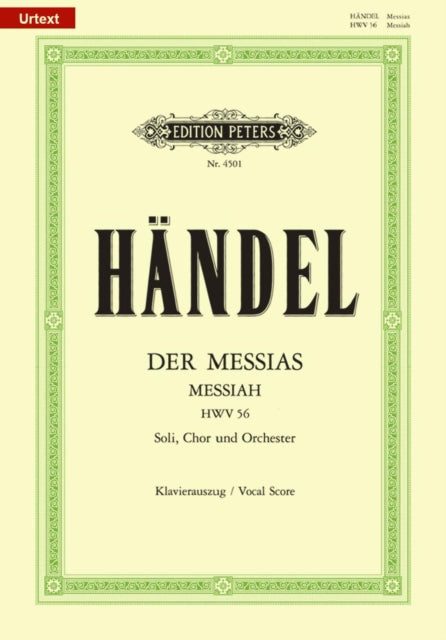 Book cover of: Messiah (Vocal Score)