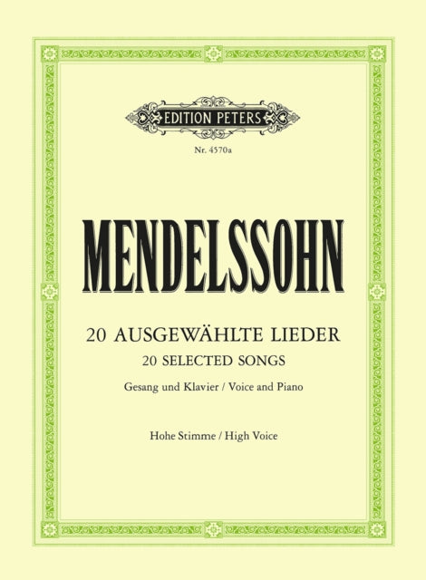 Book cover of: 20 Songs