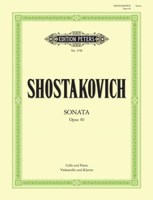 Cello Sonata in D minor Op. 40