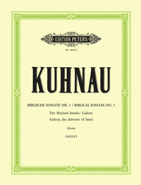 Book cover of: 6 Sonatas Depicting Stories from the Bible: Sonata No. 5