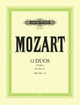 Book cover of: 12 Duos KV Anh. 152, Volume 1 (No. 1-4)