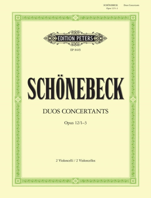 Book cover of: Duos Op.12 for 2 cellos