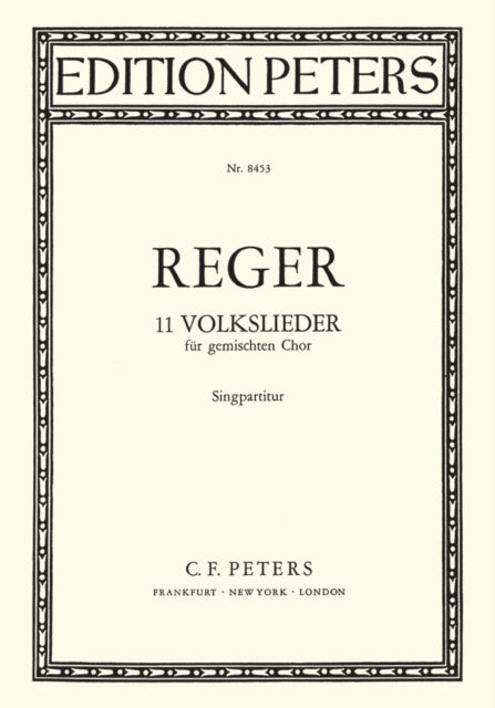 Book cover of: 11 Volkslieder