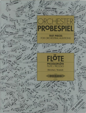 Test Pieces for Orchestral Auditions (Flute and Piccolo)