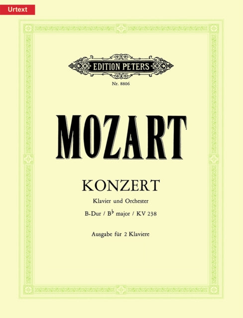 Book cover of: Concerto No. 6 in B flat K238